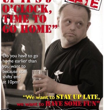 Stay Up Late campaign poster